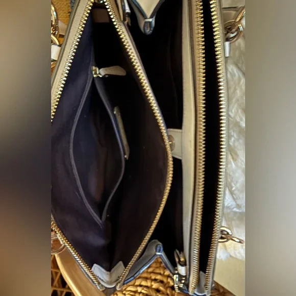 Coach Christie Signature Logo Small Shoulder Bag Carryall Tote - Picture 13 of 15